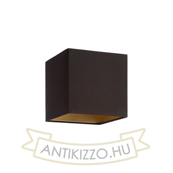 Kép TEMPO 15/15 lámpabúra  Polycotton fekete/arany fólia  max. 28W