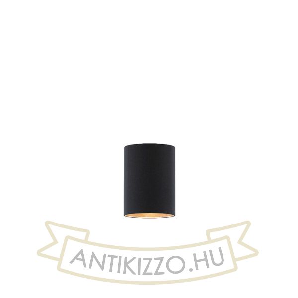 Kép RON 15/20 lámpabúra Polycotton fekete/réz fólia max. 28W