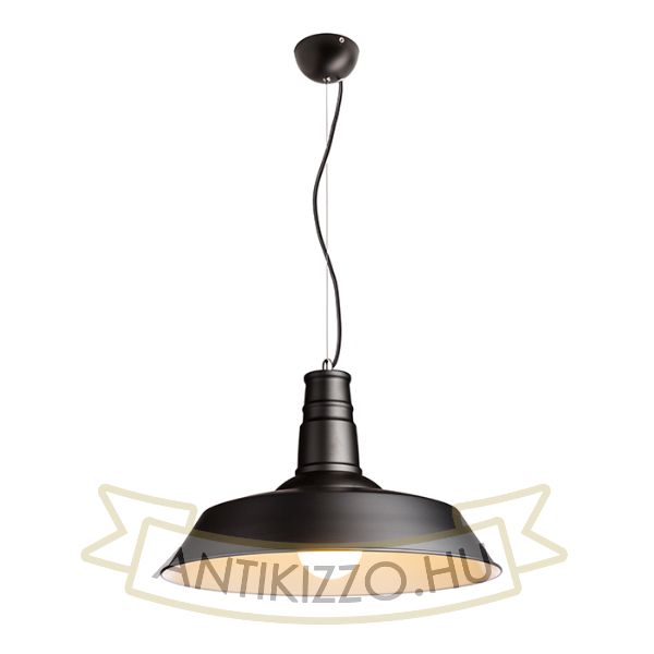 Kép GOLDIE 46 függő lámpa fekete/fehér  230V LED E27 30W