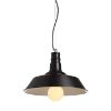 Kép GOLDIE 36 függő lámpa fekete/fehér  230V LED E27 30W