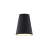 Kép CONNY 25/30 asztali lámpaernyő Polycotton fekete/arany fólia max. 23W