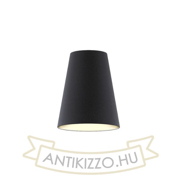 Kép CONNY 25/30 asztali lámpaernyő Polycotton fekete/arany fólia max. 23W