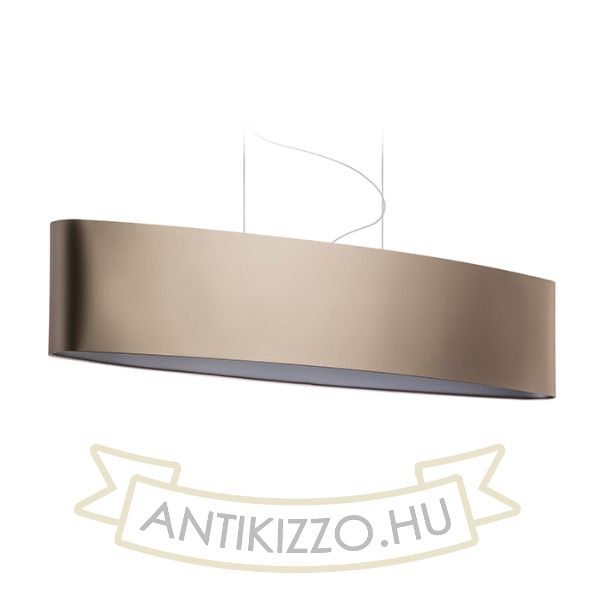 Kép CASUAL 120/25 lámpabúra  Monaco galamb szürke/ezüst PVC  max. 23W