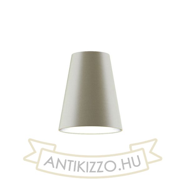 Kép CONNY 25/30 asztali lámpaernyő Monaco galamb szürke/ezüst PVC max. 23W