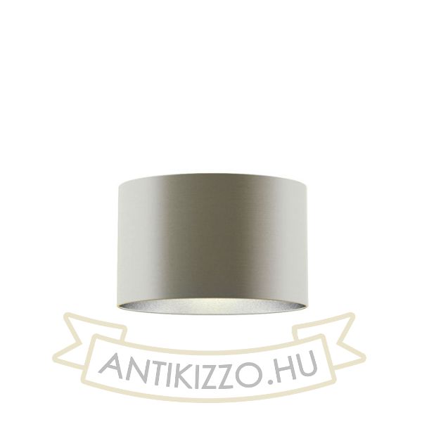 Kép RON 40/25 lámpabúra  Monaco galamb szürke/ezüst PVC  max. 23W
