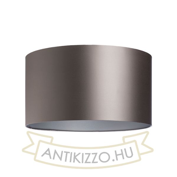 Kép RON 55/30 lámpabúra  Monaco galamb szürke/ezüst PVC  max. 23W