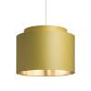 Kép DOUBLE 40/30 lámpabúra  Chintz oliva/ezüst fólia  max. 23W
