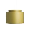 Kép DOUBLE 40/30 lámpabúra  Chintz oliva/ezüst fólia  max. 23W
