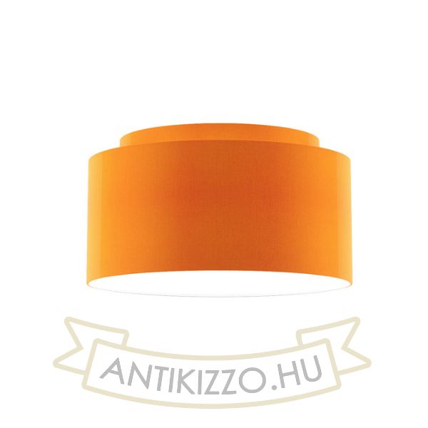 Kép DOUBLE 55/30 lámpabúra  Chintz narancssárga/fehér PVC  max. 23W