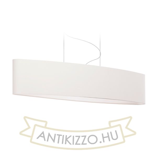 Kép CASUAL 120/25 lámpabúra  Polycotton fehér/fehér PVC  max. 23W