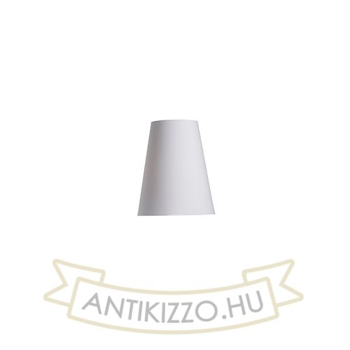 Kép CONNY 25/30 asztali lámpaernyő Polycotton fehér/fehér PVC max. 23W