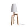 Kép CONNY 25/30 asztali lámpaernyő Polycotton fehér/fehér PVC max. 23W