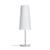 Kép CONNY 15/30 asztali lámpaernyő Polycotton fehér/fehér PVC max. 23W