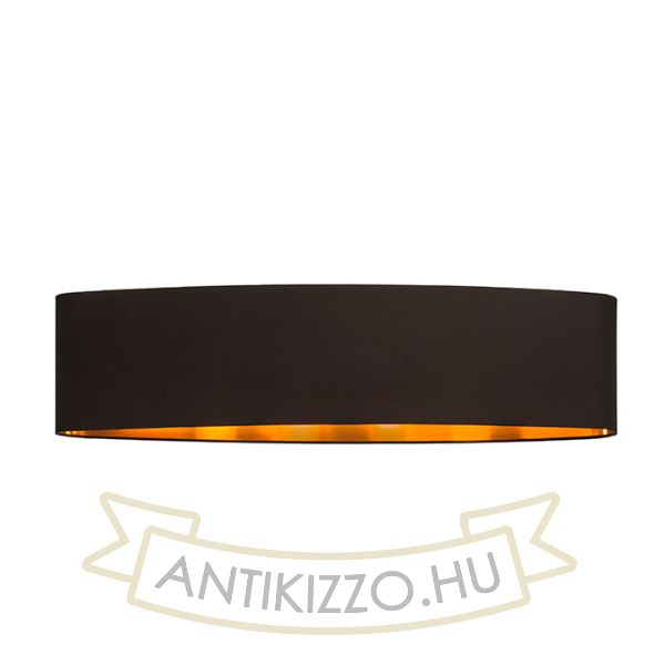 Kép CASUAL 90/22 lámpabúra Polycotton fekete/réz fólia max. 23W