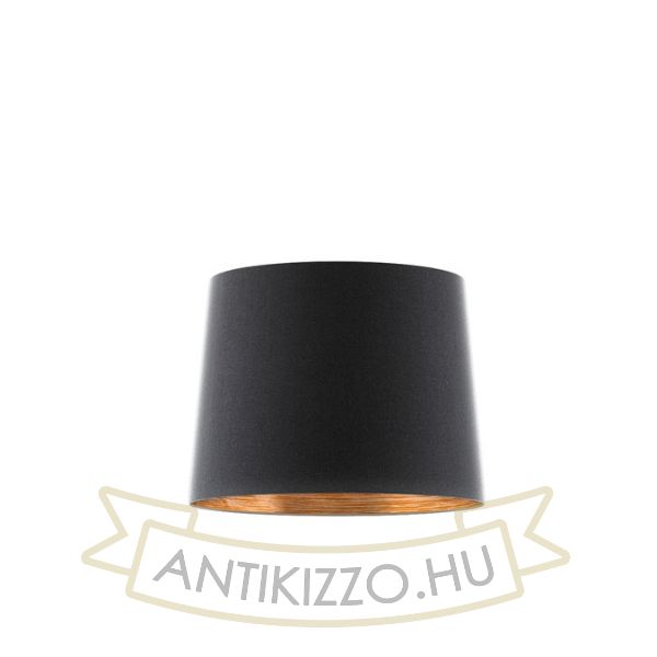 Kép ASPRO 40/30 lámpabúra Polycotton fekete/réz fólia max. 23W
