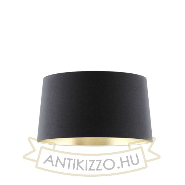 Kép ASPRO 55/30 lámpabúra  Polycotton fekete/arany fólia  max. 23W