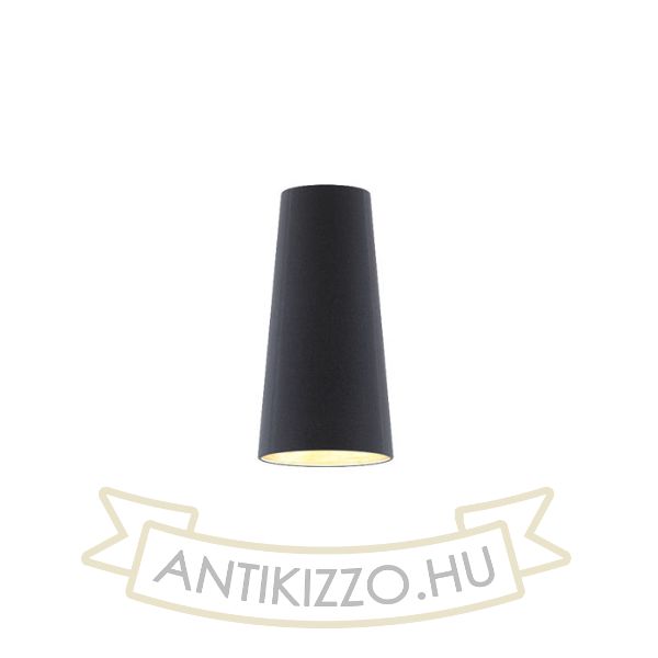 Kép CONNY 15/30 asztali lámpaernyő Polycotton fekete/réz fólia max. 23W