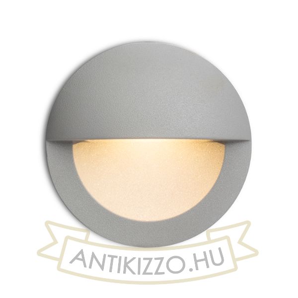 Kép ASTERIA süllyesztett lámpa ezüstszürke  230V LED 3W IP54  3000K