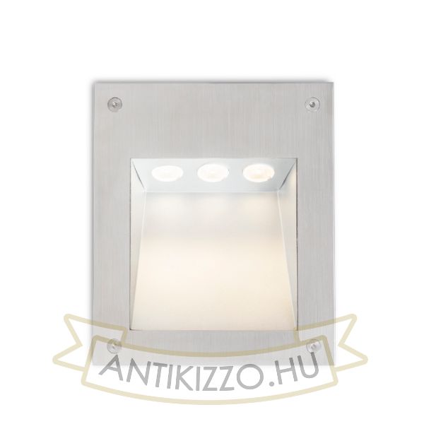 Kép AKORD a falba süllyesztett rozsdamentes acél 230V LED 3W IP65 3000K