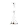 Kép ASTRAL függő lámpa krómozott üveg/tiszta üveg 230V/12V G4 10x20W