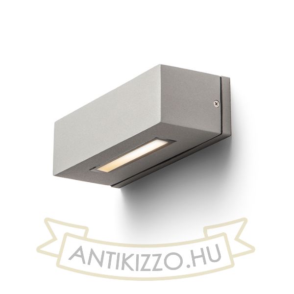 Kép WOOP fali lámpa ezüstszürke  230V R7s 78mm 12W IP54