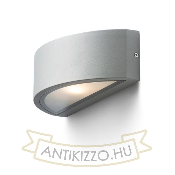 Kép LESA fali lámpa ezüstszürke  230V LED E27 15W IP54