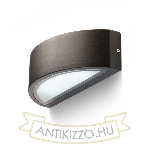 Kép LESA fali lámpa fekete  230V LED E27 15W IP54