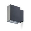 Kép DIXIE 4x12 fali lámpa fekete 230V/700mA LED 2x3W 48° IP54 3000K
