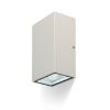 Kép DIXIE 10x16 fali lámpa fehér 230V LED 2x5W 84° IP54 3000K