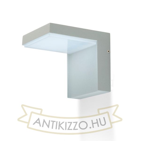 Kép VECINO fali lámpa ezüstszürke 230V LED 5W IP54 3000K