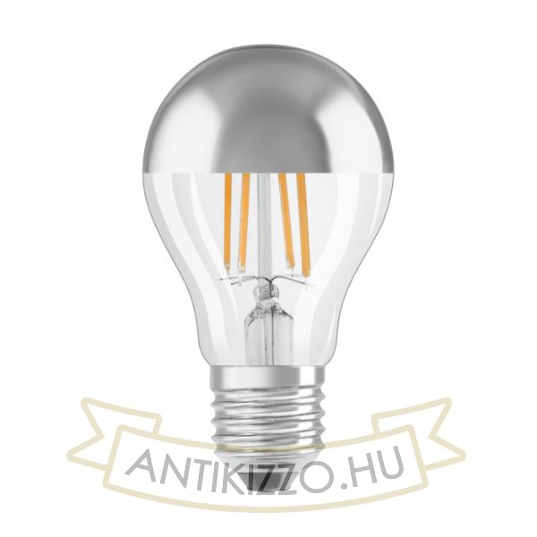 Kép OSRAM TOP Classic A   króm 230V E27 LED EQ50  2700K