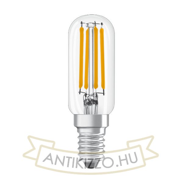 Kép OSRAM Retrofit TUBE   világos 230V E14 LED EQ40  2700K
