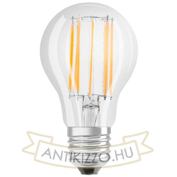 Kép OSRAM Retrofit Classic A DIMM  világos 230V E27 LED EQ100  2700K