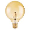 Kép OSRAM Vintage Globe 125 DIMM borostyán 230V E27 LED EQ55 2400K