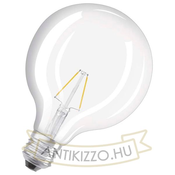 Kép OSRAM Retrofit Globe 125   világos 230V E27 LED EQ25  2700K