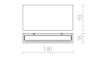 Kép TORINO fali lámpa fehér 230V LED 2x5W IP54 3000K