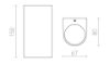 Kép ZACK II antracitszürke 230V LED 2x3W 58° IP54 3000K