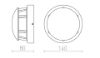 Kép FAROS kültéri antracitszürke  230V LED 3W IP54  3000K