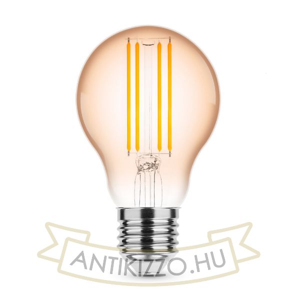 Modee Lighting LED Filament Amber Globe A60 4W E27 320° 1800K (360 lumen)
