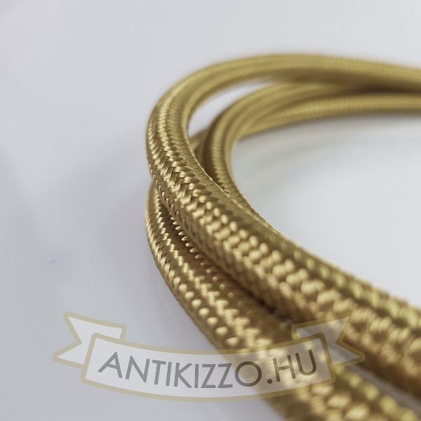 Bronz textil bevonatú vezeték 2x0,75	