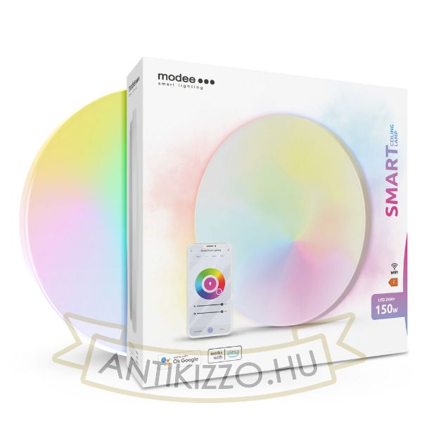 Modee LED Smart (Tuya Wi-Fi) Mennyezeti Lámpa 24W 120° RGB (2450 lumen)