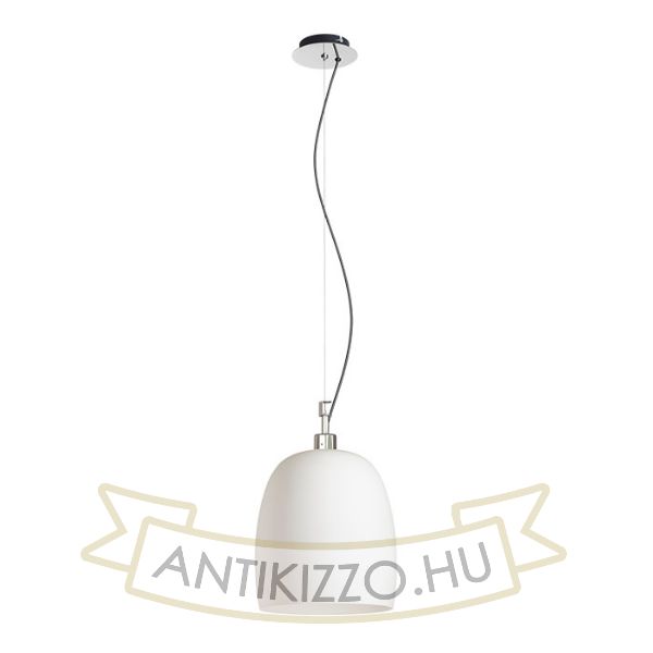 COROA NEW 28 függö lámpa opál üveg/króm 230V E27 53W