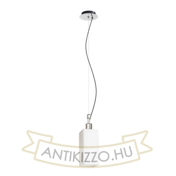 LIZ NEW függö lámpa opál üveg/króm 230V E27 28W