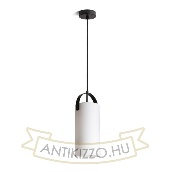 JULIETTA 31 függö lámpa opál üveg/fekete 230V E27 20W