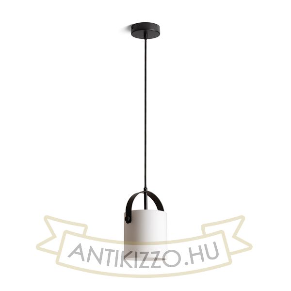 JULIETTA 16 függö lámpa opál üveg/fekete 230V E27 20W