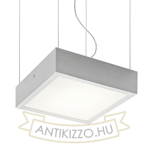 STRUCTURAL LED 20x20 függö lámpa szálcsiszolt alumínium 230V LED 12W 3000K
