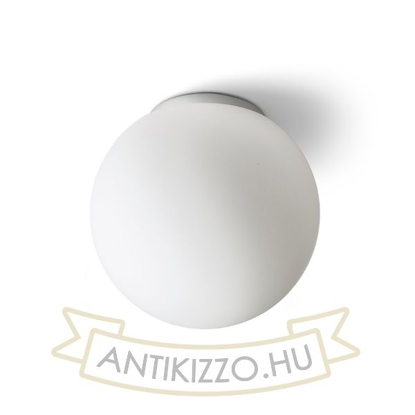 BOLLY 26 mennyezeti lámpa opál üveg/króm 230V E27 15W IP44