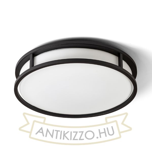 GRANDE LED 35 mennyezeti lámpa opál üveg/fekete 230V LED 24W IP44 3000K