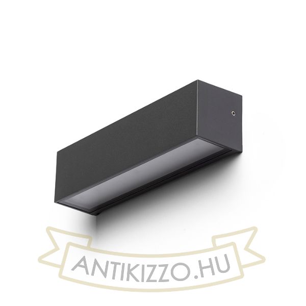 CAMARGUE fali lámpa anrtracitszürke szatén üveg 230V LED 6W IP65 3000K