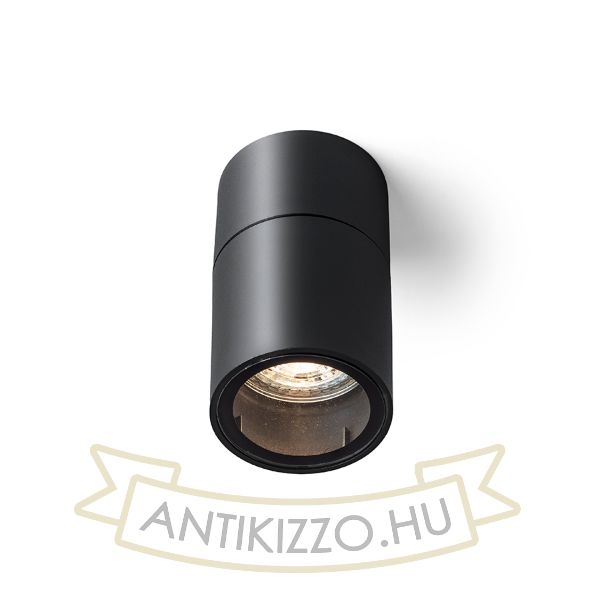 SORANO mennyezeti lámpa fekete műanyag 230V LED GU10 8W IP44